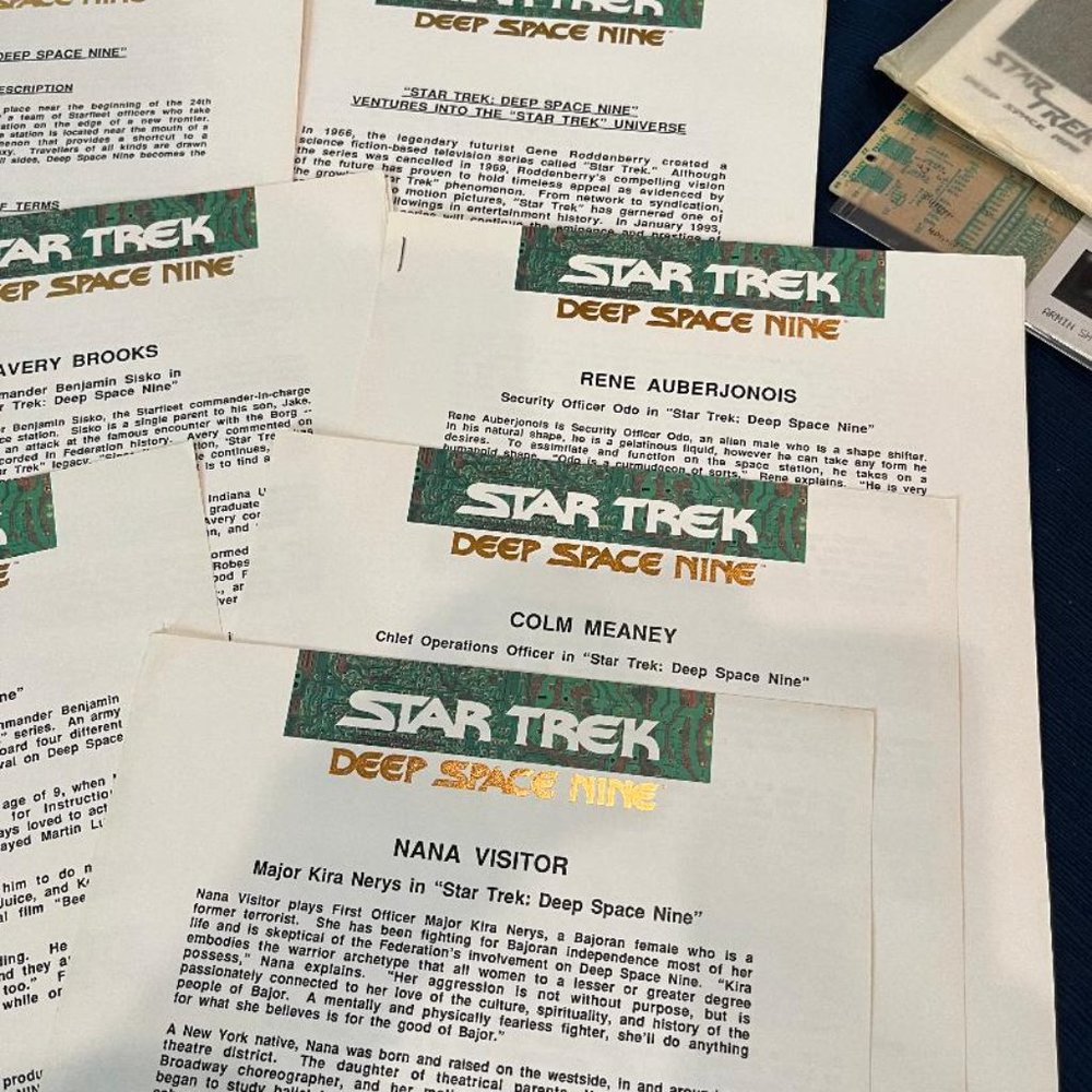 1993 Star Trek Deep Space Nine Press Kit - Picture 12 of 12
